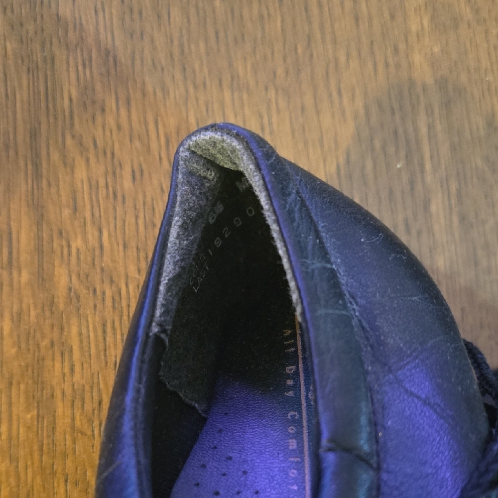 Softspots Women's Black Lace-Up Shoes - Picture 6 of 6
